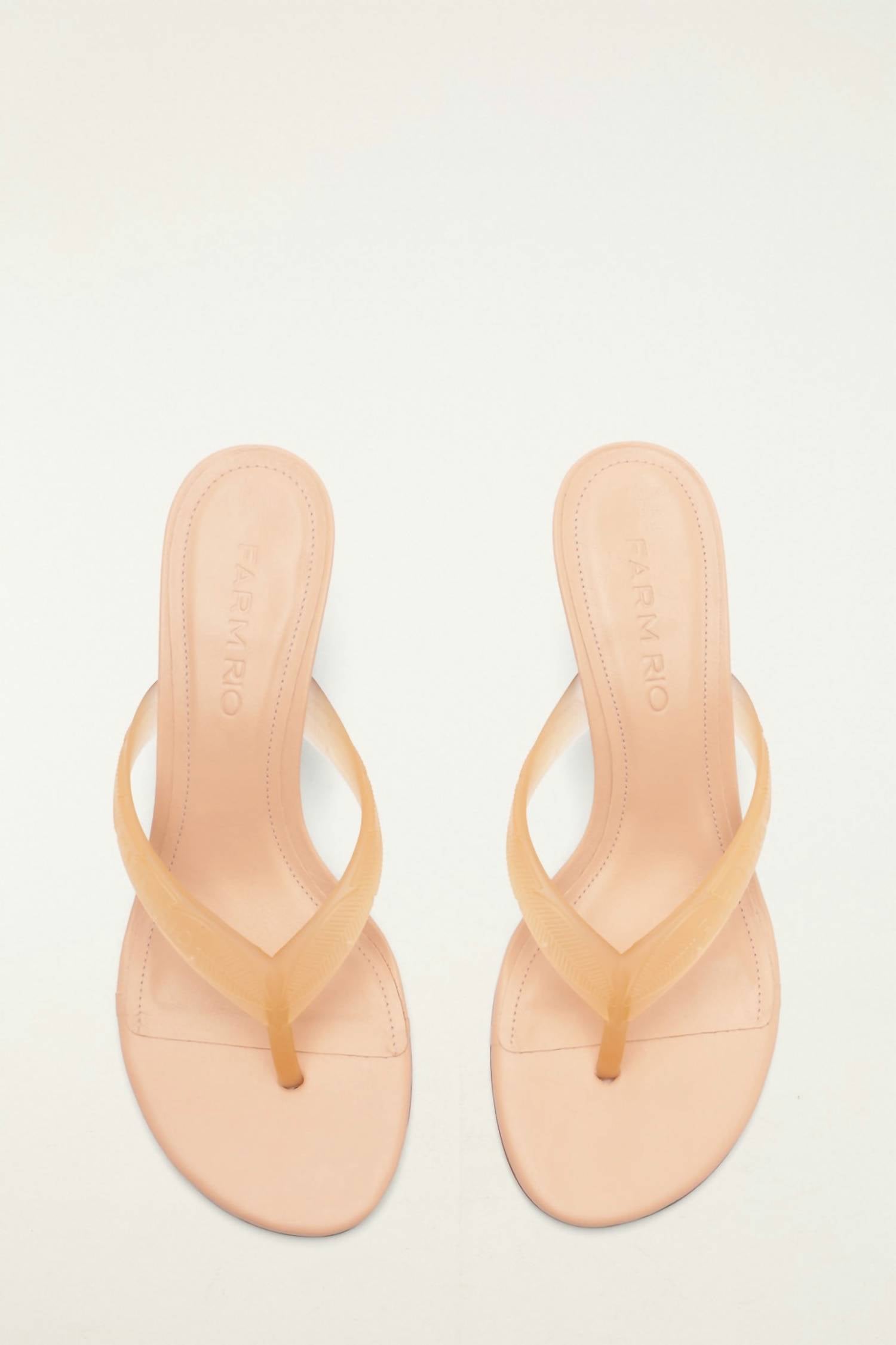 FARM RIO Women's Rob Heel Sandal in old blush - women's sandal - alternate view