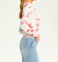 Fdj - Printed Mesh Cardigan