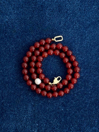 By Orly - Women's Carnelian Beaded Necklace