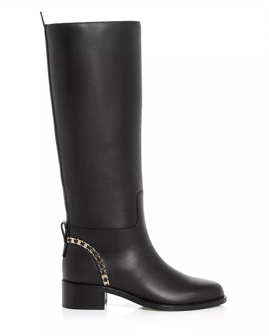 Salvatore Ferragamo - Women's Vara Chain Knee-high Boots