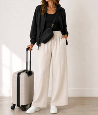 Elan - Smocked Waist Pant