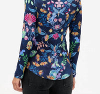 Johnny Was - Long Sleeve Fitted Henley Tee