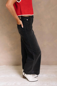 Ceros - High Rise Straight Denim