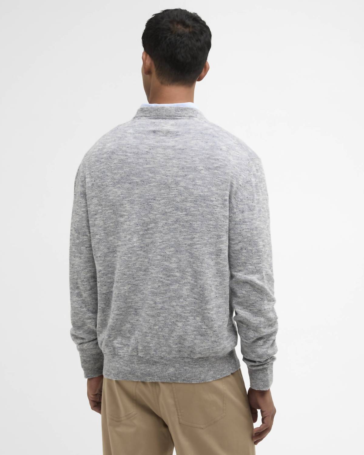 Barbour - Flaxby Linen Blend Crew Neck Sweater