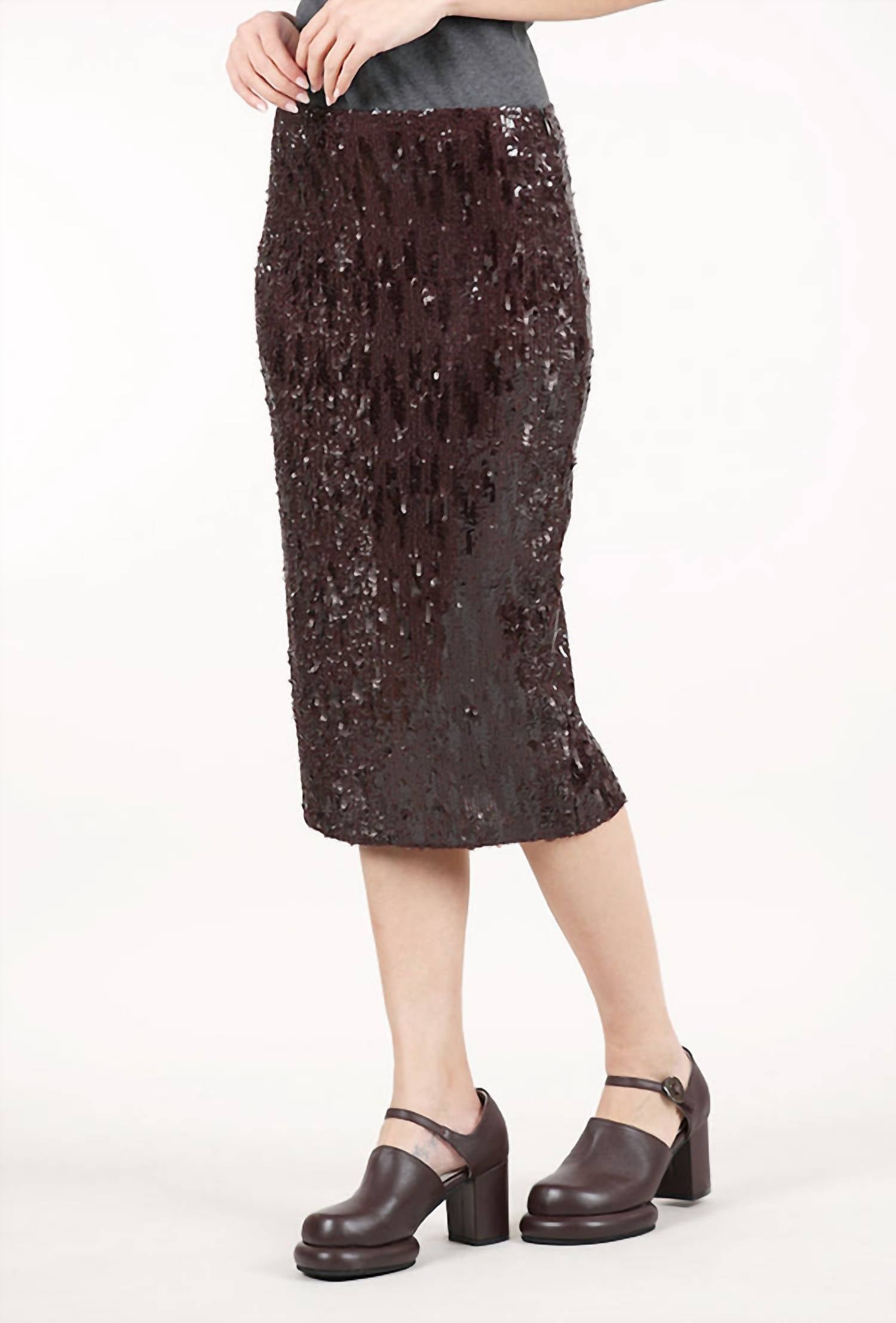 Grade & Gather - Gabrielle Sequin Midi Skirt