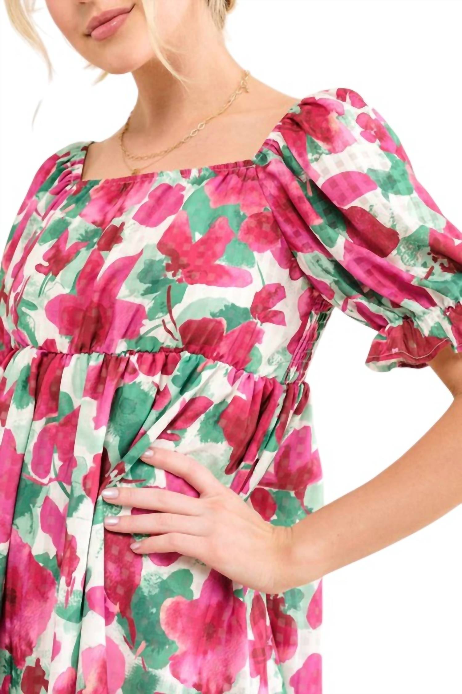 And The Why - Sunshine on Your Face Floral Dress