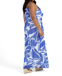 Fashion Szn Curve - Sophisticated Mesh Maxi Dress