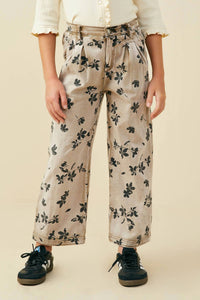 Hayden La - Girls Floral Printed Wide Leg Pants