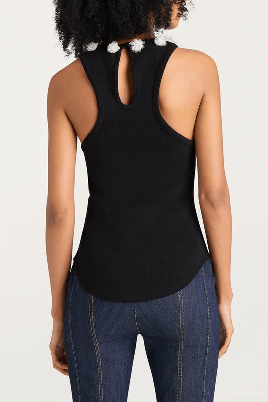 Cinq A Sept - Sequin Dot Lizzie Tank