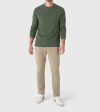 Faherty - Long-sleeve Cloud Henley Tee