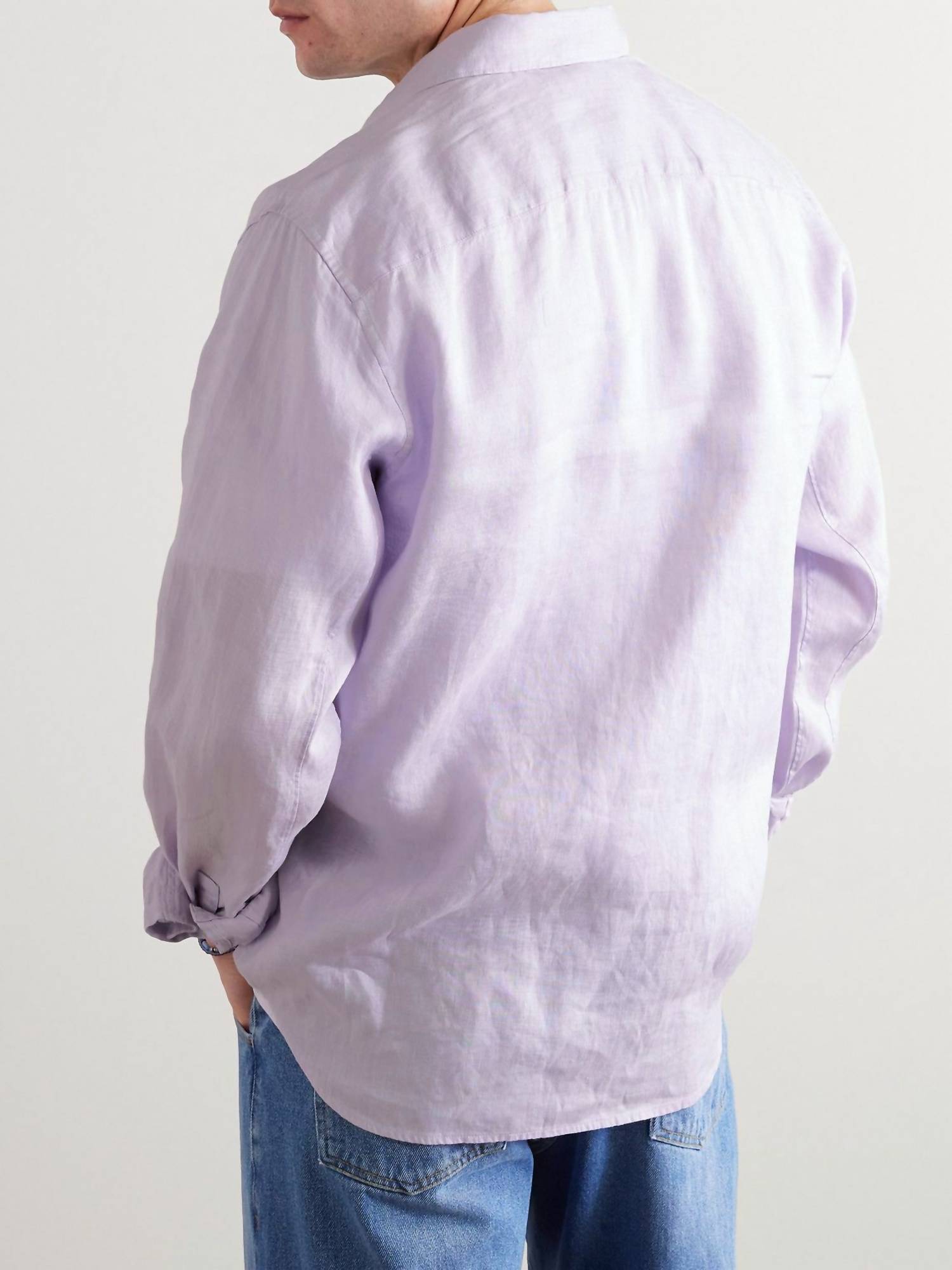 Theory - Irving Linen Button Down Shirt