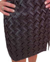 B.Right - Strapless Woven Prom Dress