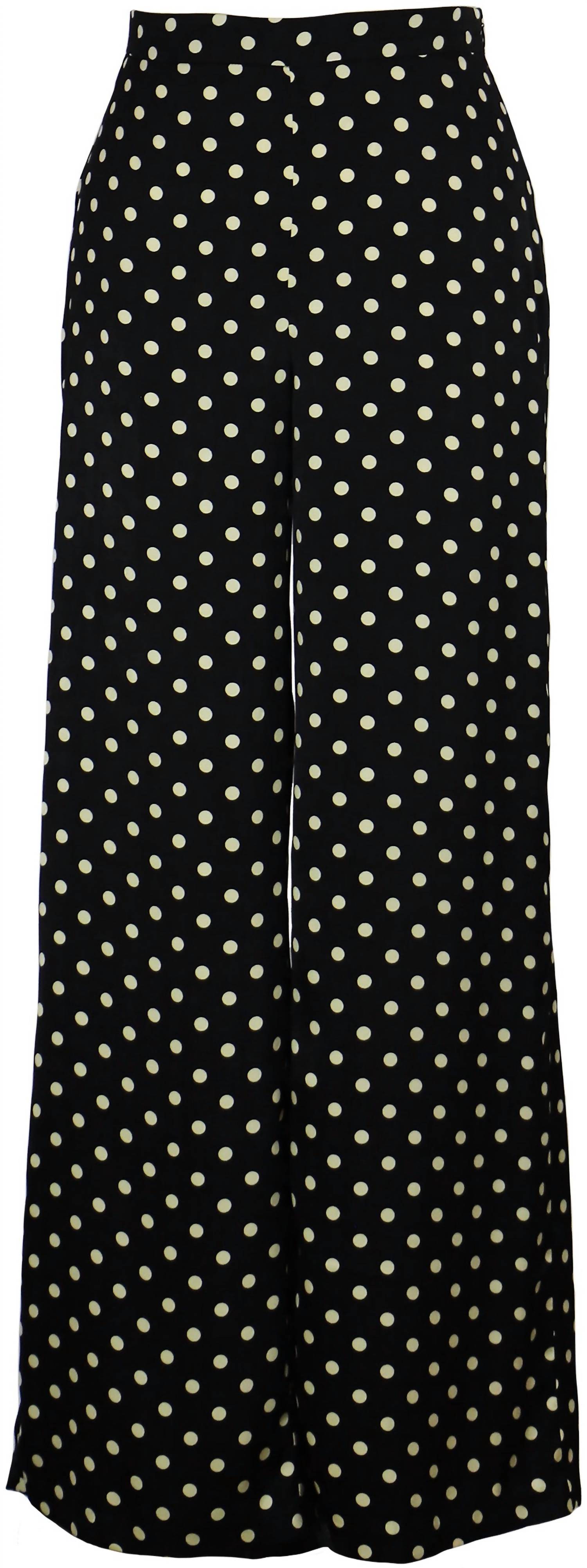 Lucy Paris - Rue Polka Dot Wide Leg Pants