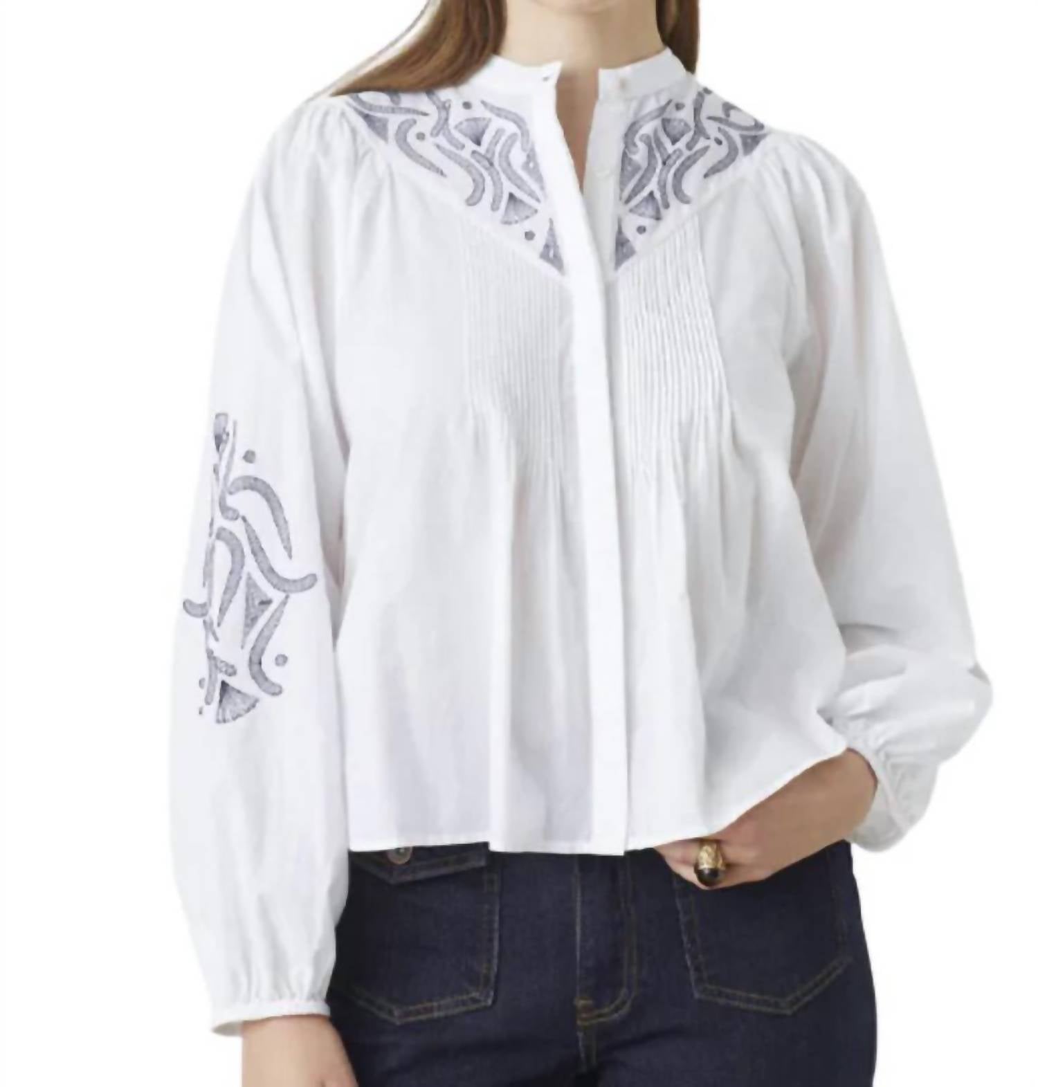 Suncoo - Livio Button Down Blouse