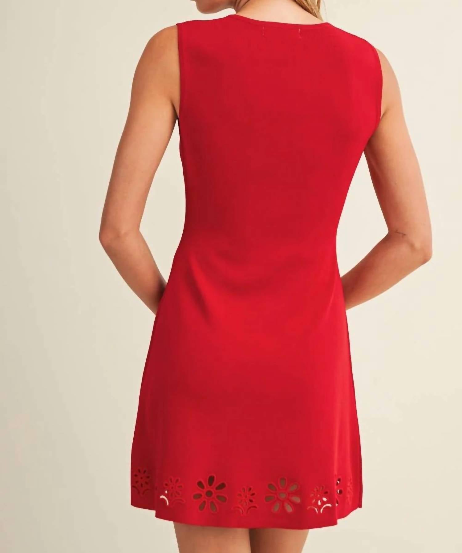 Klesis - Eyelet Mini Dress