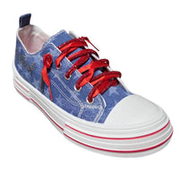 Very G - Women's Aman USA Lace Up Canvas Sneaker