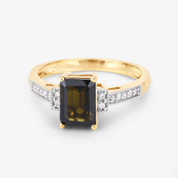 Diana M Jewels Women's Octagon Natural Tourmaline Fashion Ring (1.73 Ct) - Classic in 14k yellow gold - women's jewelry