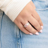 Starlette Alice Marquise Ring in pink - women's jewelry - view 4