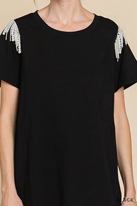 Cotton Bleu - Perla Short Sleeve Top