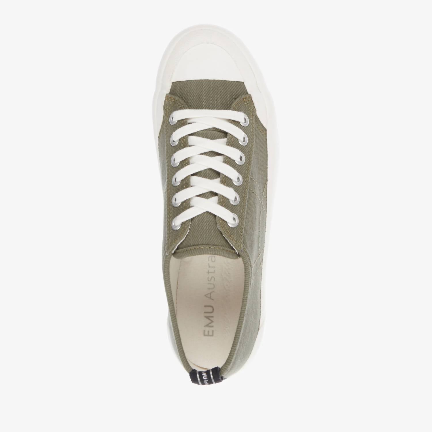 EMU Australia Women's Hosier Sneakers in dark olive - women's sneaker - view 4
