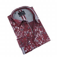 Eight X - Paisley Jacquard Foil Button Down Shirt