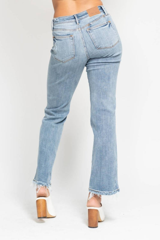 Judy Blue - Mid-rise Cell Phone Pocket Dad Jean