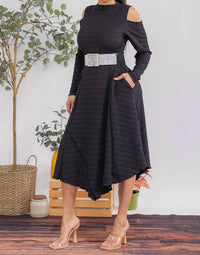 Karen T Design - Bubble Textured Midi Dress