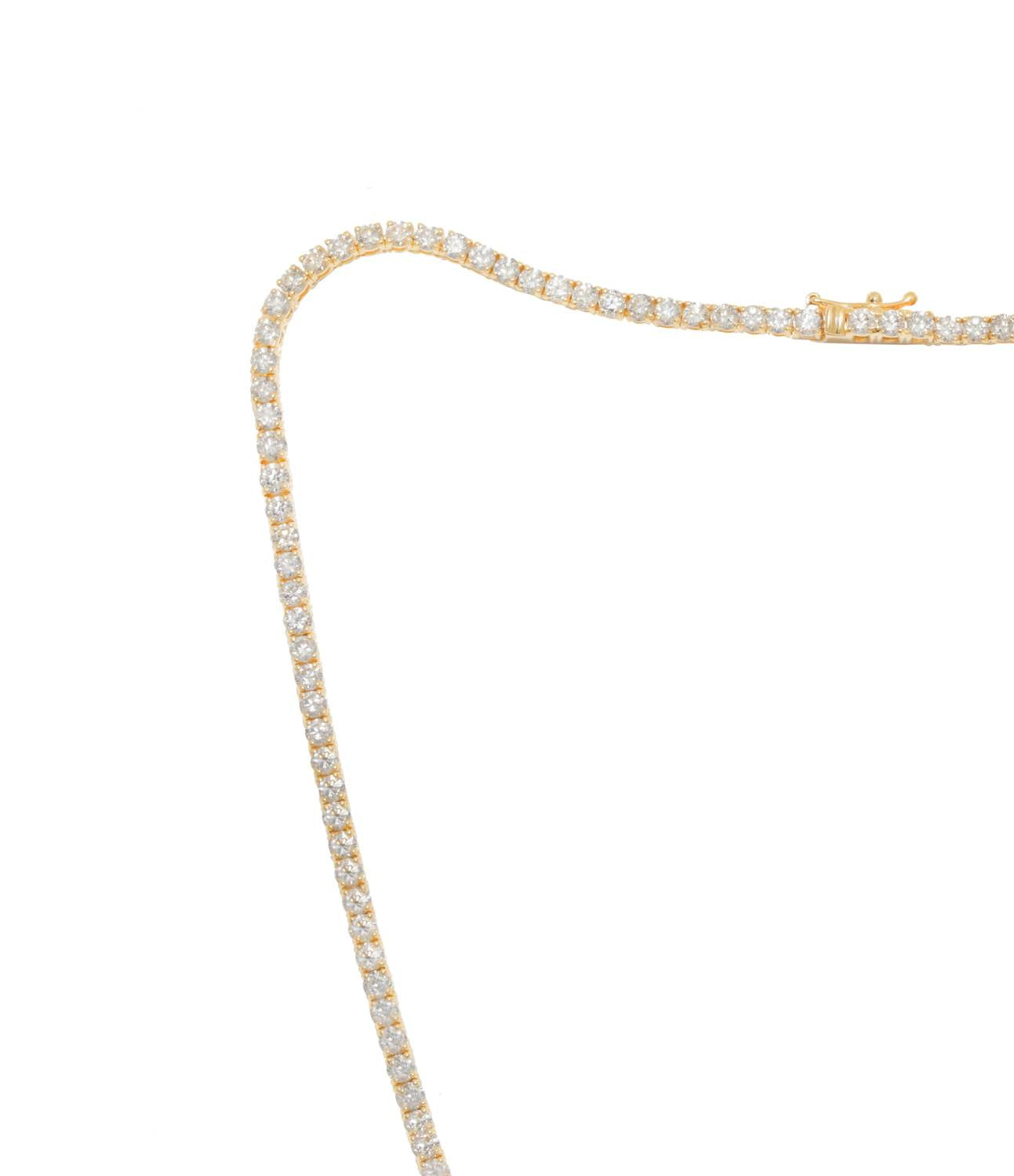 Diana M Jewels - 7.00 Cts Diamond Tennis Necklace