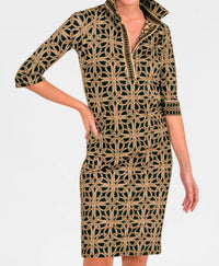 GRETCHEN SCOTT Everywhere Dress - Ring Toss in black - women's dress - detail view