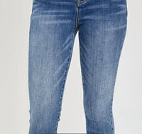 Risen - Tummy Control Mid Rise Skinny Ankle Jeans