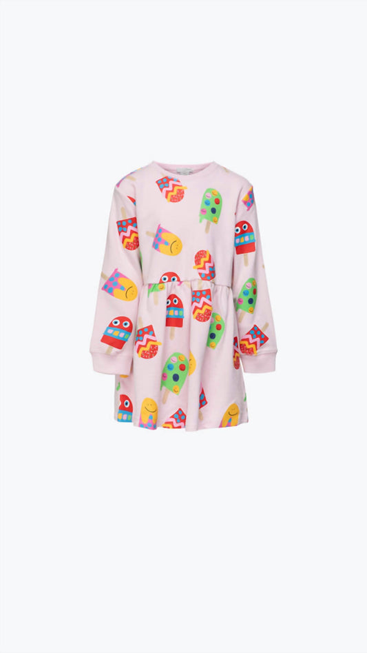 Girls - Ice Lollies Cotton Sweat Dress