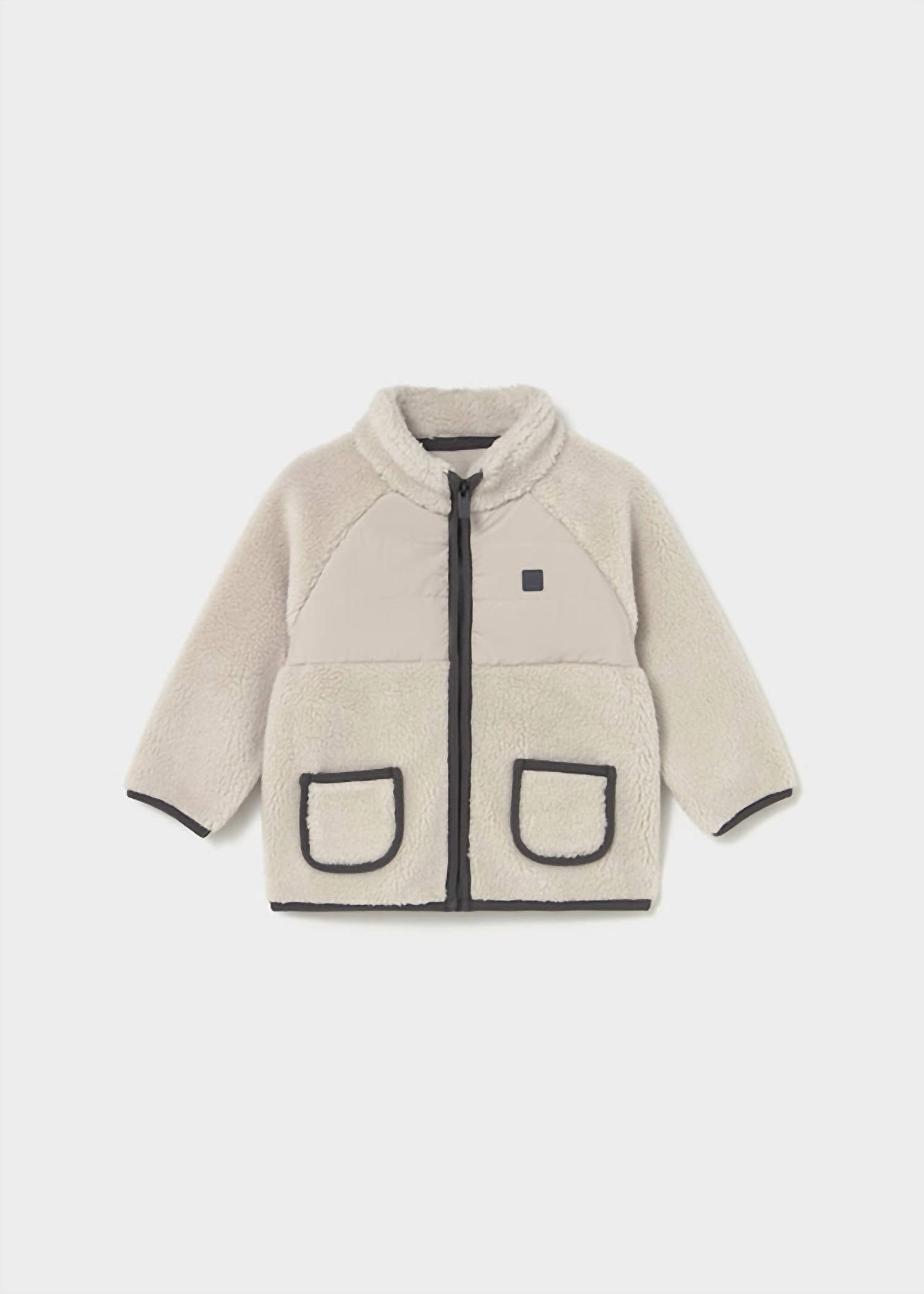 Mayoral - Boy's Sherpa Zip Up Jacket