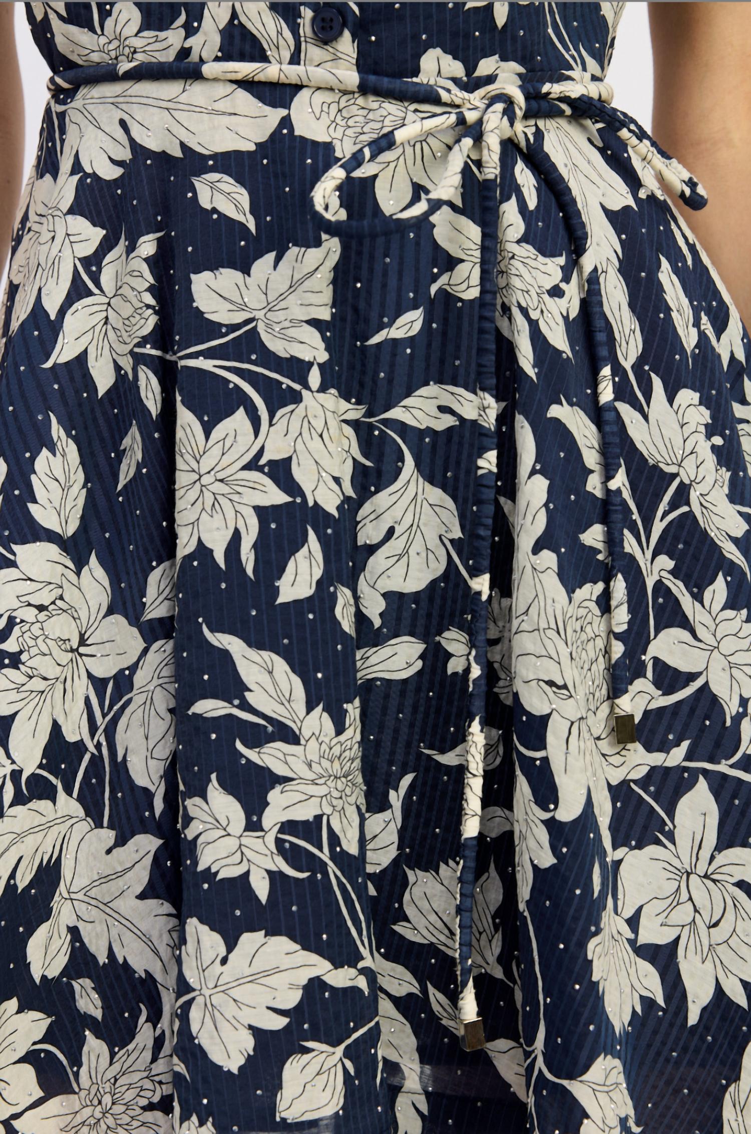 En Saison Madeline Mini Dress in navy - women's dress - view 4
