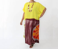 Sylca Designs - Citrus Kissed Kaftan Dress