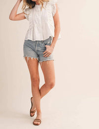 &Merci - The Grace Peplum Top