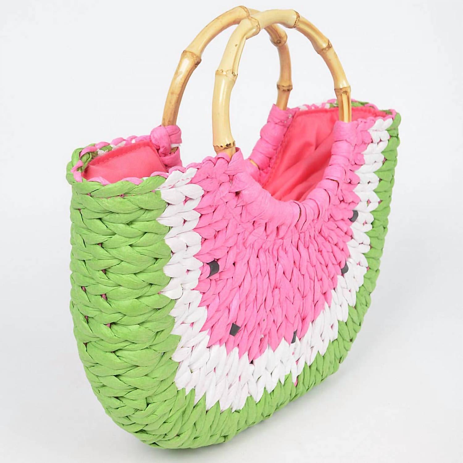 3Am By H&D Accessories - Women's Crochet Watermelon Handbag