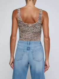 L'Agence - Kalea Scoop Neck Tank Bodysuit