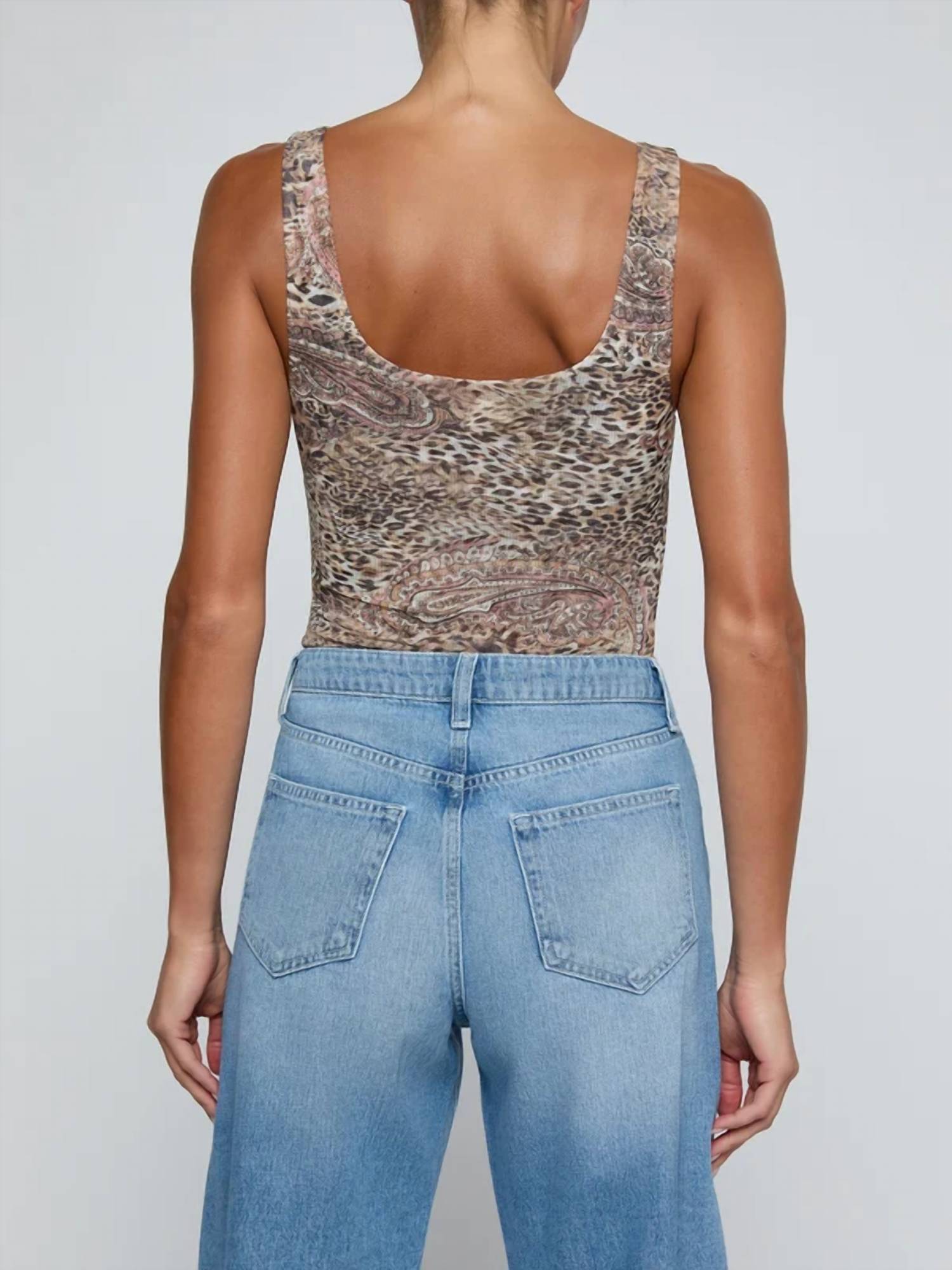 L'Agence - Kalea Scoop Neck Tank Bodysuit