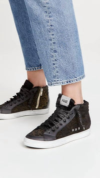 P448 - Women's Skate Leather High Top Sneakers