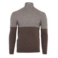 Pashmere - Men's Cashmere Mouline Mockneck Sweater