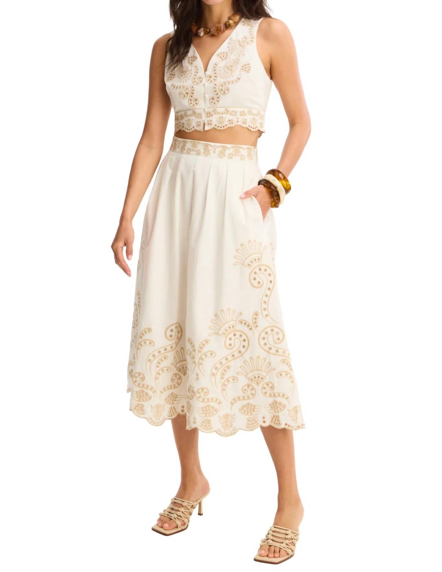 Allison New York - Maeve Midi Skirt