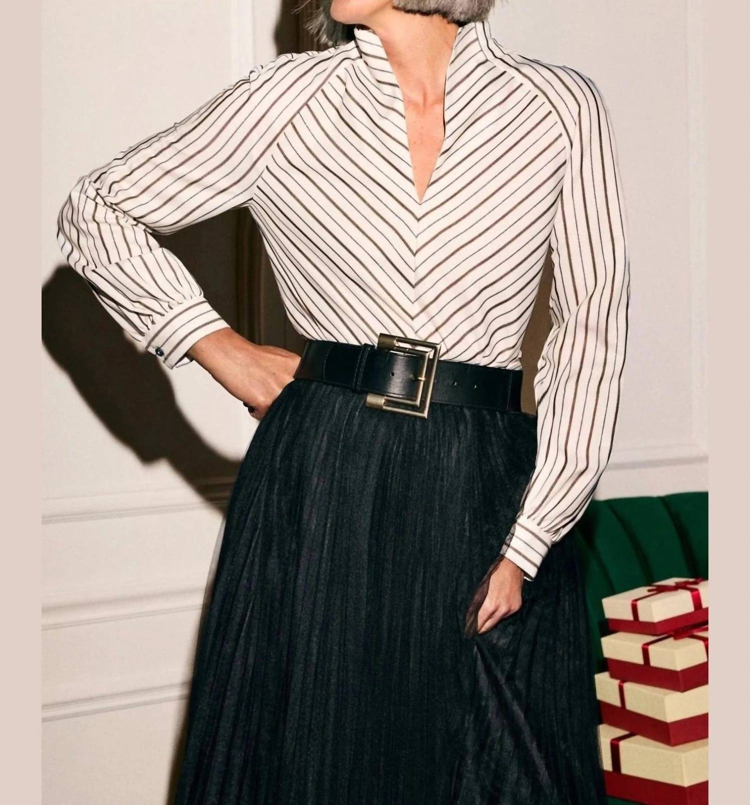 Foxcroft - Daphne Popover Blouse