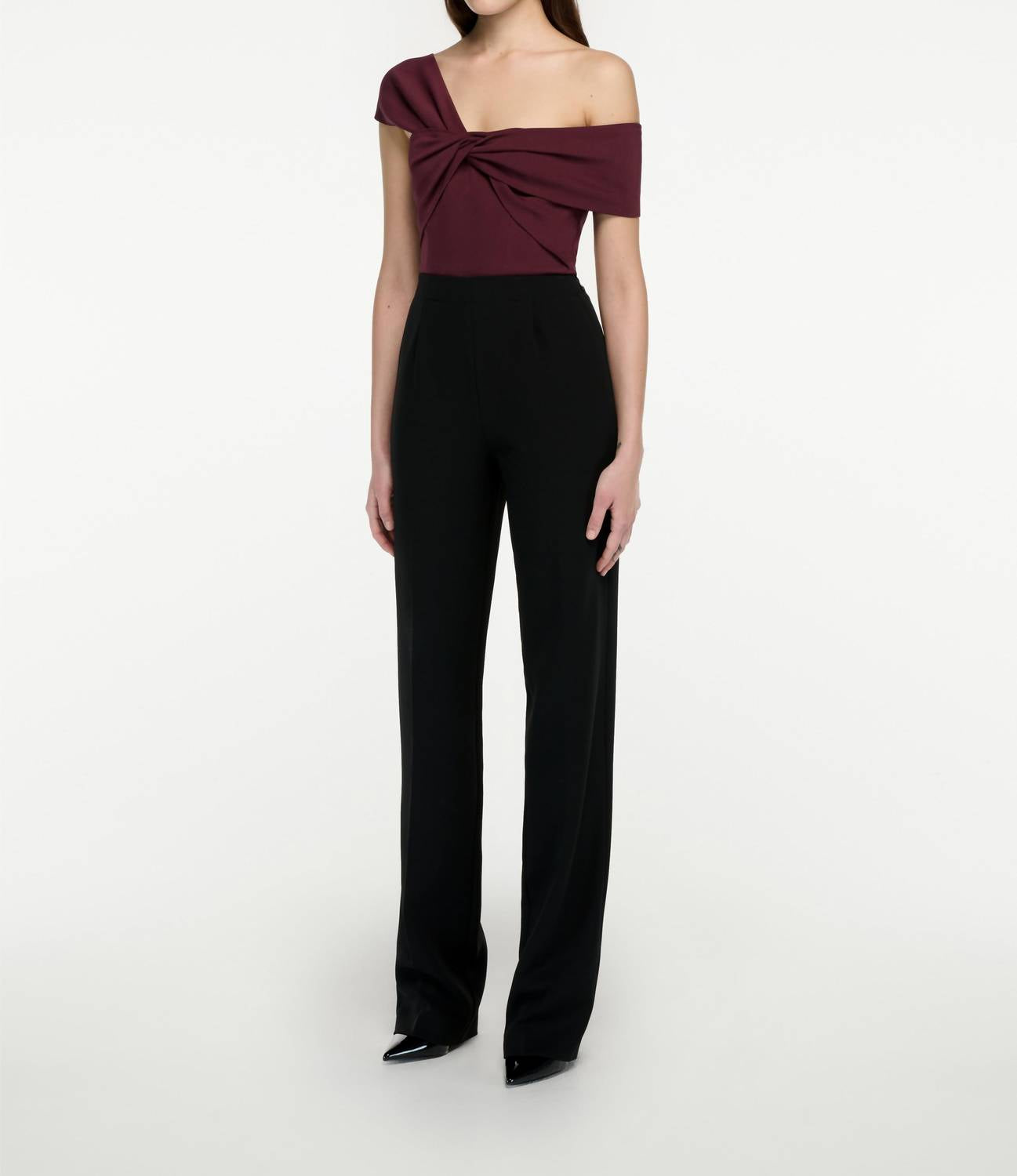 Roland Mouret - Assymetric stretch cady top