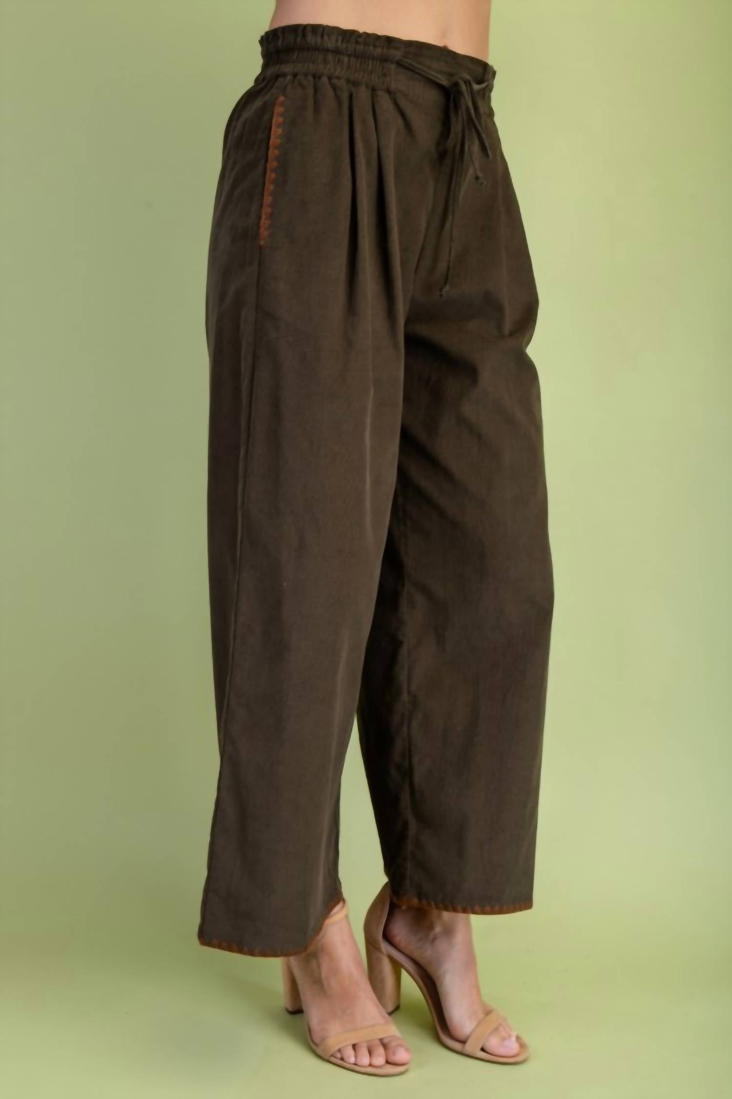 Gigio - Corduroy Relaxed Fit Pants