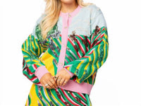 QUEEN OF SPARKLES Oz Brick Road Cardigan in yellow - women's cardigan