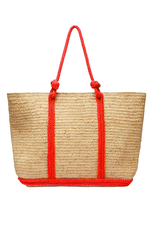 Vanessabruno - Women's Raffia Cabas Tote