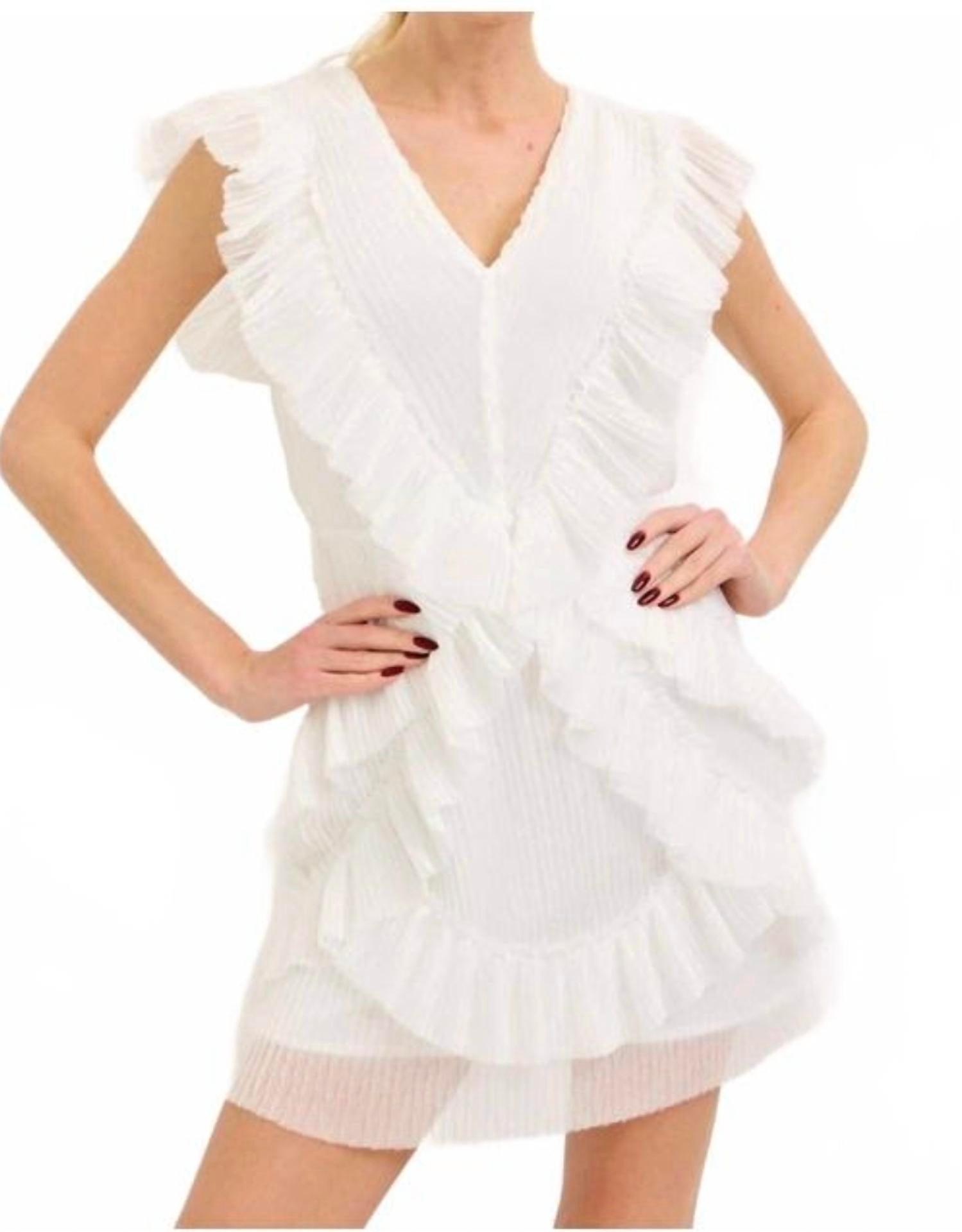 Lena - V-neck Sleeveless Mini Dress