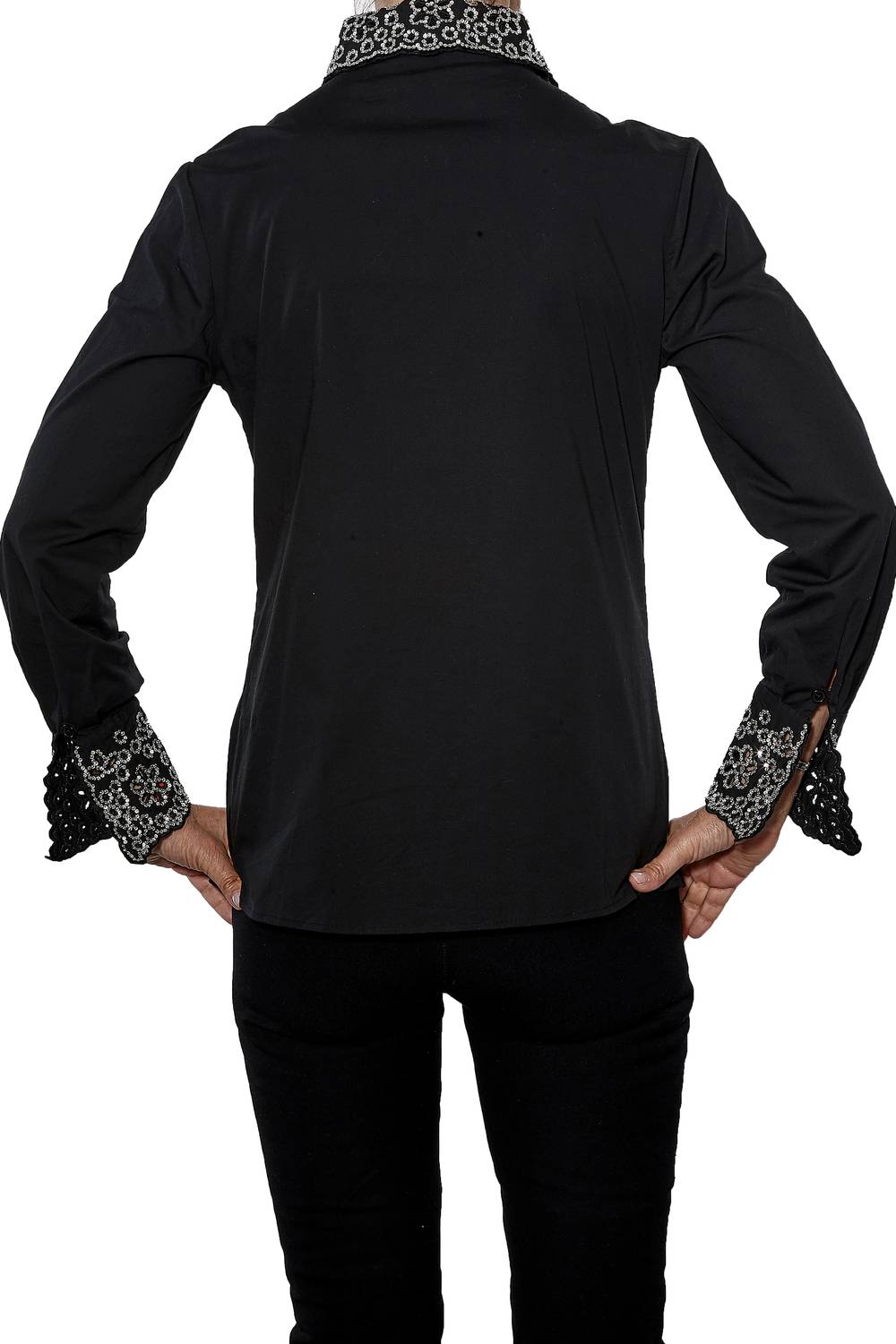 Jodi Rose - Crystal Flowers Blouse