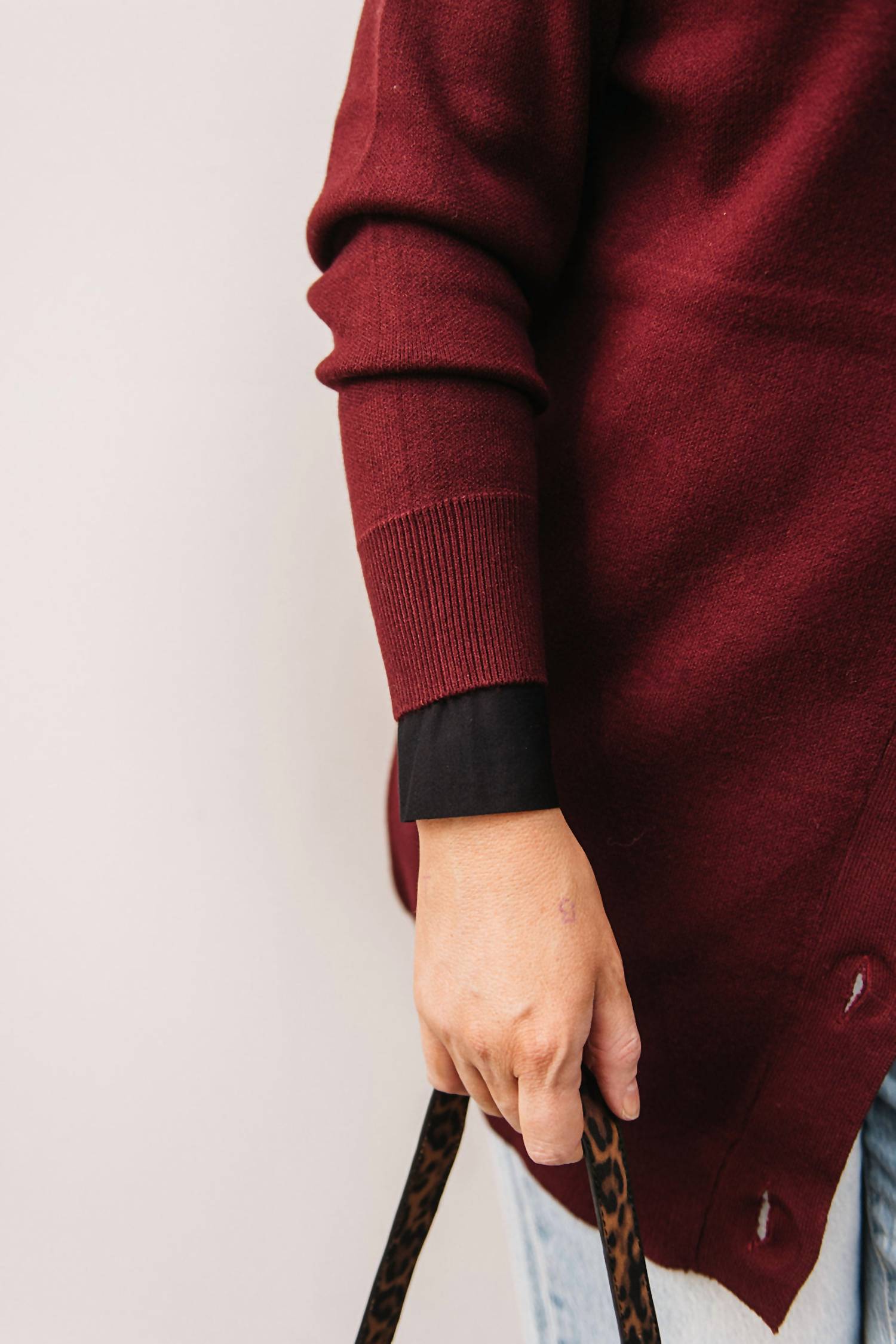 Rd Style - Long V-neck Cardigan