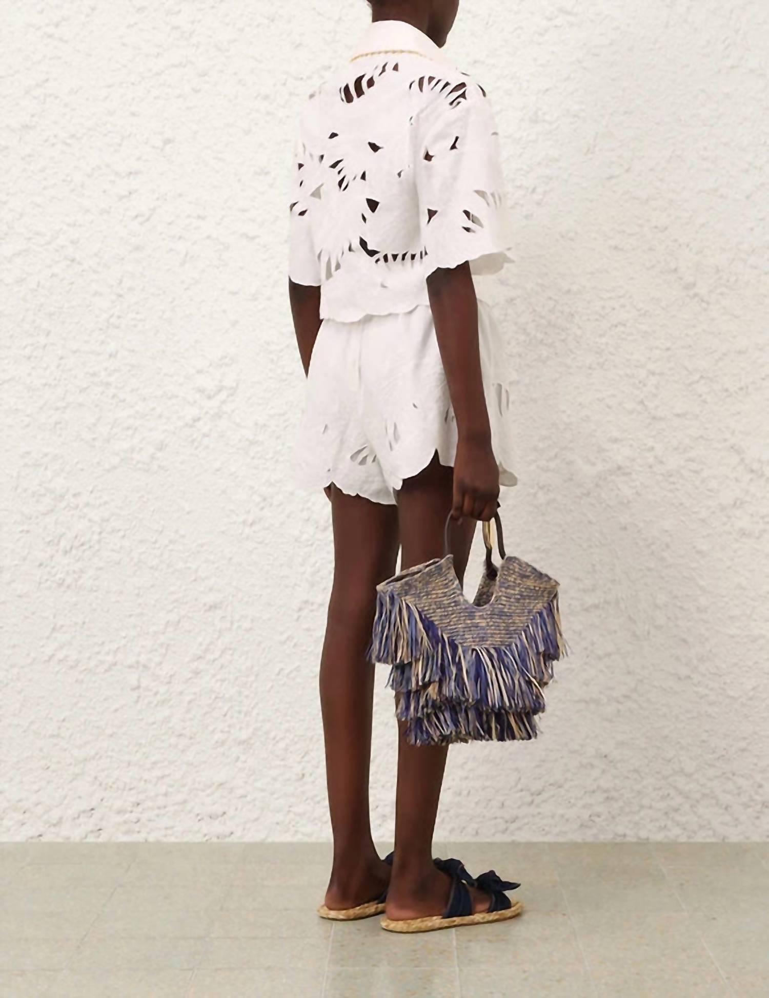 Zimmermann - Mahon Embroidered Crop Top